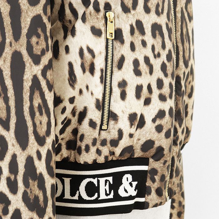 Dolce & Gabbana Dolce & Gabbana Dolce&Gabbana Leopard Padded Jacket Textile Outerwear DUTY FREE for USA Size ONE SIZE - 3 Thumbnail