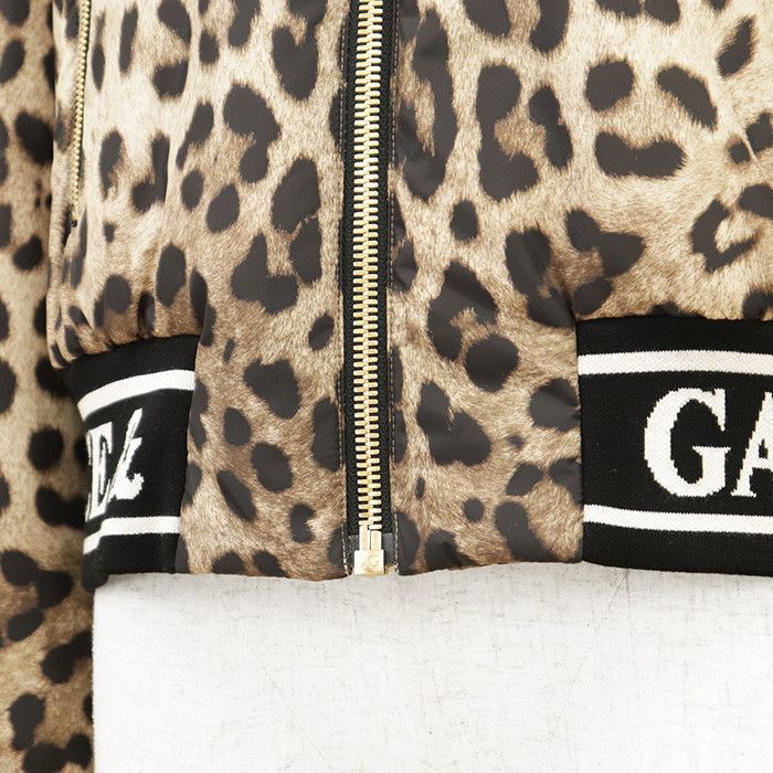 Dolce & Gabbana Dolce & Gabbana Dolce&Gabbana Leopard Padded Jacket Textile Outerwear DUTY FREE for USA Size ONE SIZE - 4 Thumbnail