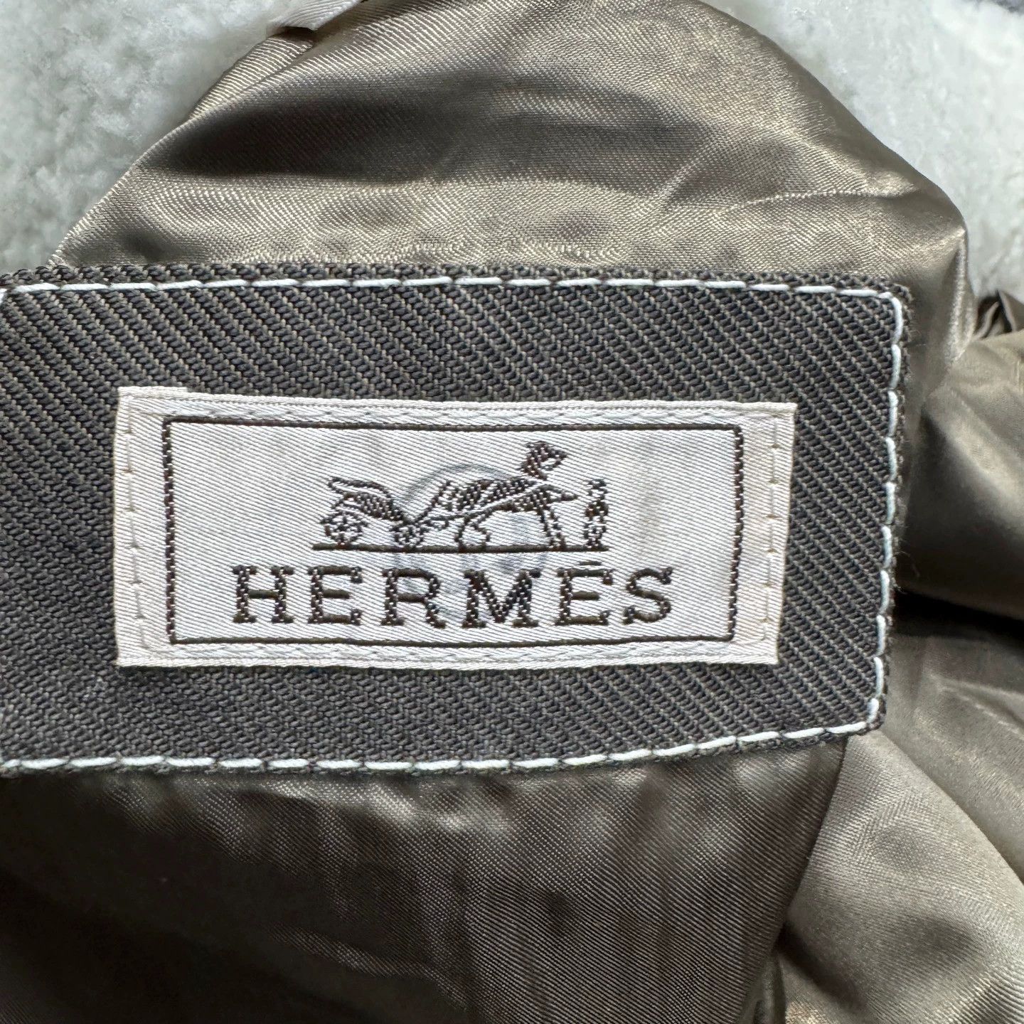 Hermes Multi Color Fleece Paneled Jacket Size M Size US M / EU 48-50 / 2 - 2 Thumbnail