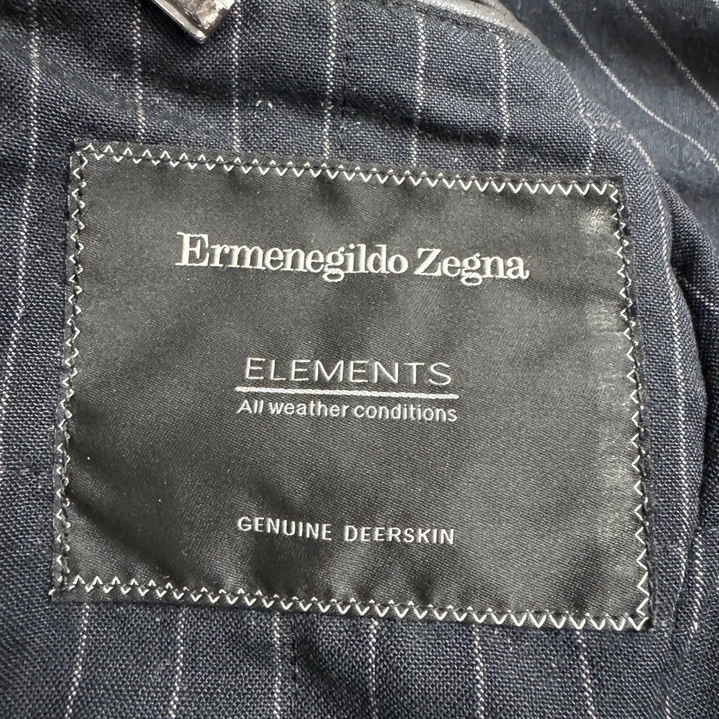 Ermenegildo Zegna Brown Leather Jacket with Stand Collar Size US M / EU 48-50 / 2 - 3 Thumbnail