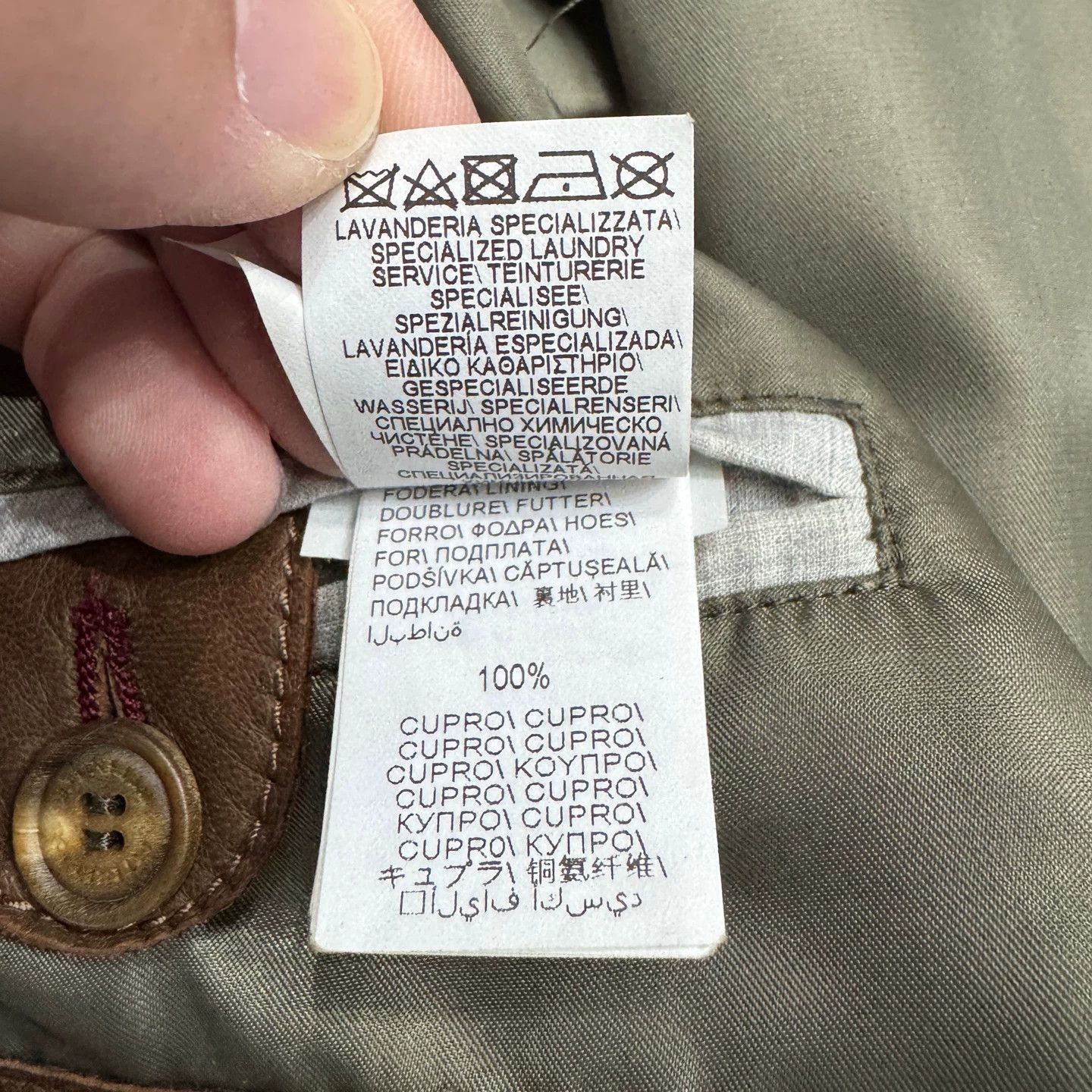 Brunello Cucinelli Brown Leather Bomber Jacket Size M Size US M / EU 48-50 / 2 - 4 Thumbnail