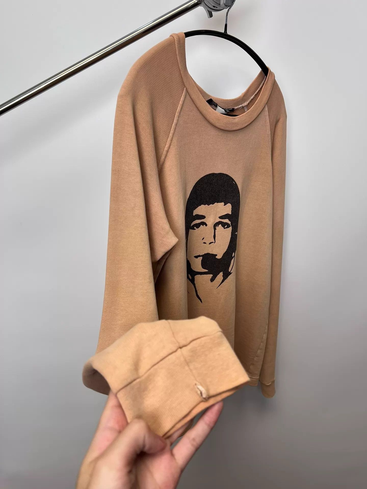 Raf Simons Beige Long Sleeve Graphic Sweatshirt Size US M / EU 48-50 / 2 - 5 Thumbnail