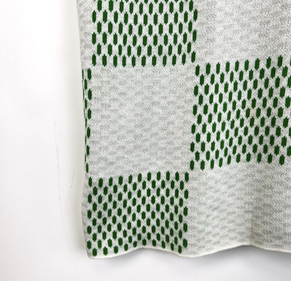 Louis Vuitton Green Checkered Short Sleeve Knit Top XL Size US XL / EU 56 / 4 - 6 Thumbnail