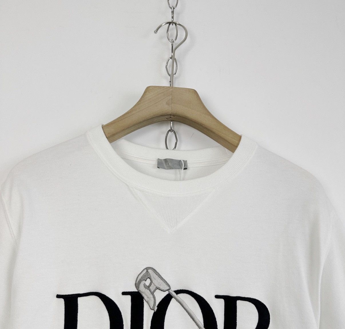 Dior White Short Sleeve Graphic Tee Size US M / EU 48-50 / 2 - 3 Thumbnail