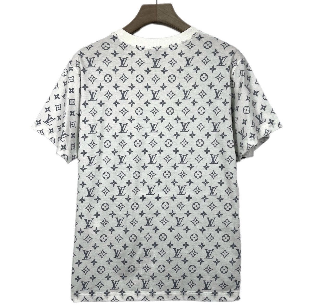 Louis Vuitton White Short Sleeve Patterned T-Shirt Size US L / EU 52-54 / 3 - 2 Thumbnail