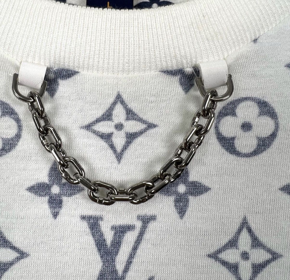 Louis Vuitton White Short Sleeve Patterned T-Shirt Size US L / EU 52-54 / 3 - 5 Thumbnail