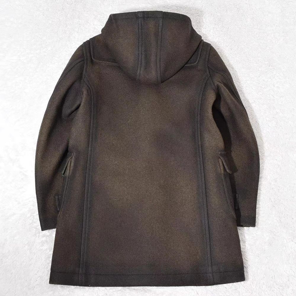 Backbone Hooded Toggle Coat with Satin Lining - Black S Size US S / EU 44-46 / 1 - 3 Thumbnail