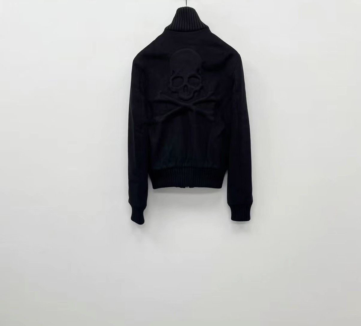 Philipp Plein Black Zip-Front Bomber Jacket with Emblem Size US L / EU 52-54 / 3 - 5 Thumbnail