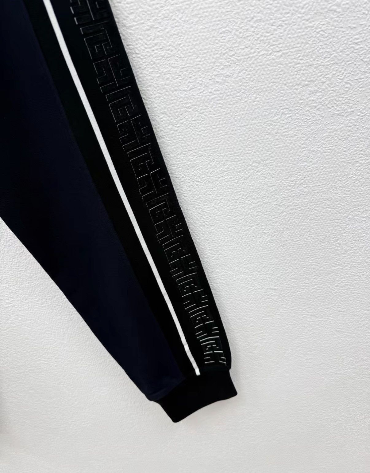Balmain Black Side-Stripe Sweatpants with Drawstring Waist Size US 27 - 3 Thumbnail