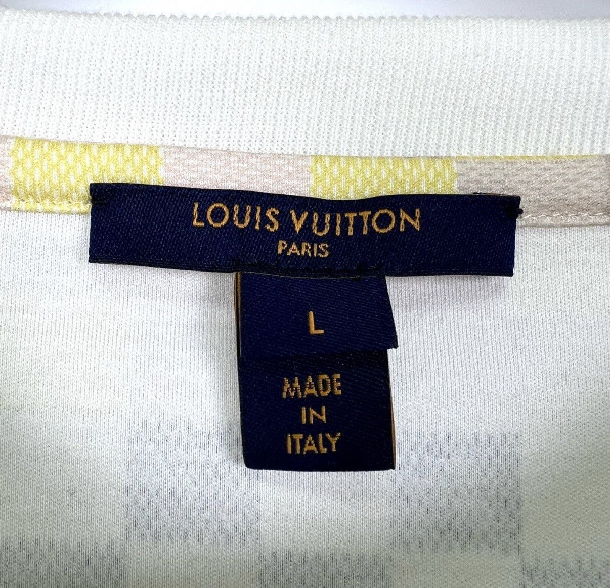 Louis Vuitton Beige Checkered Short-Sleeve Shirt Size US L / EU 52-54 / 3 - 5 Thumbnail
