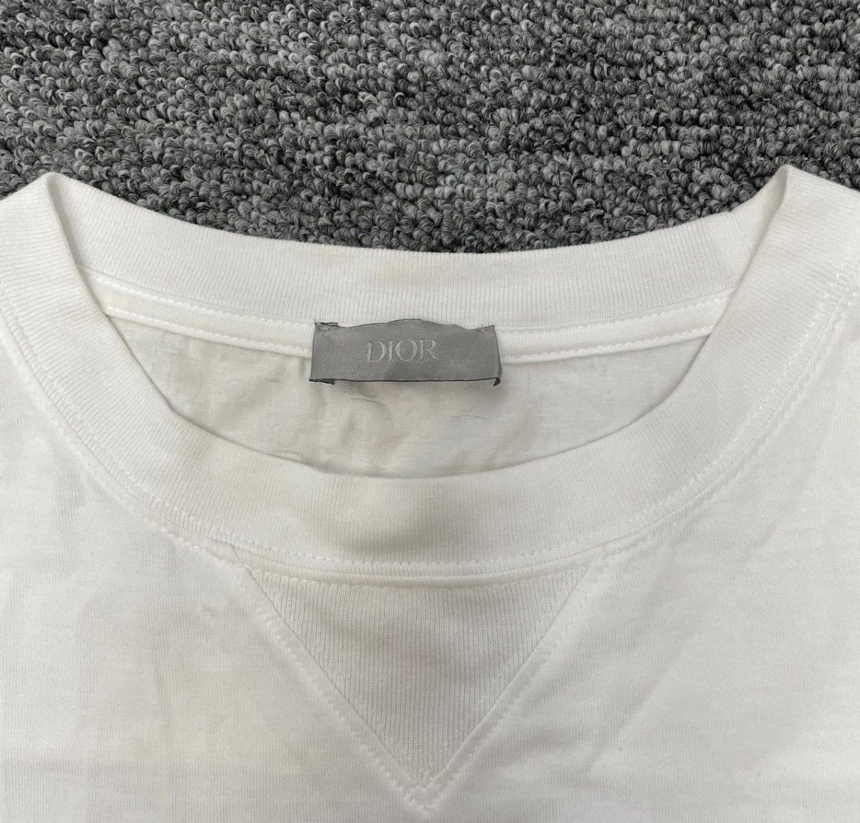 Dior White Short Sleeve Shirt with Front Pockets, Size L Size US L / EU 52-54 / 3 - 3 Thumbnail
