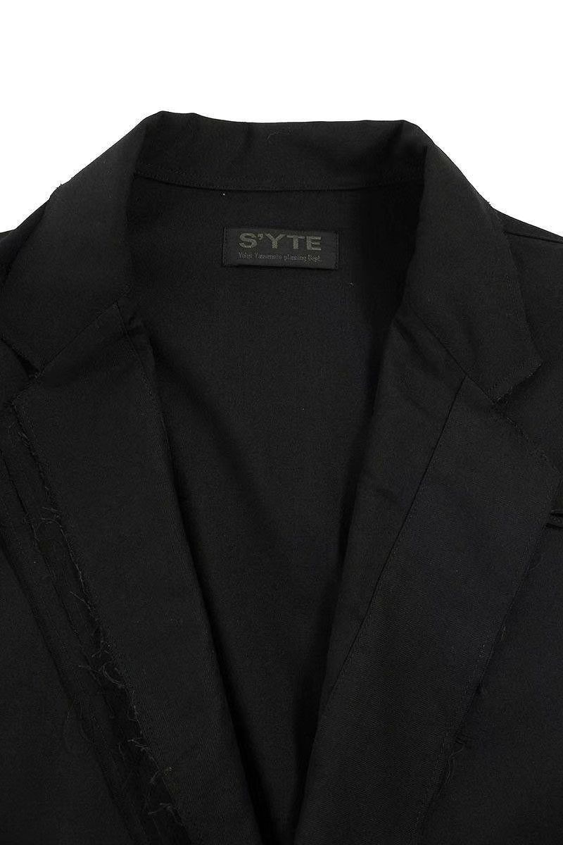 Yohji Yamamoto Black Long Single-Button Coat Size US L / EU 52-54 / 3 - 4 Thumbnail