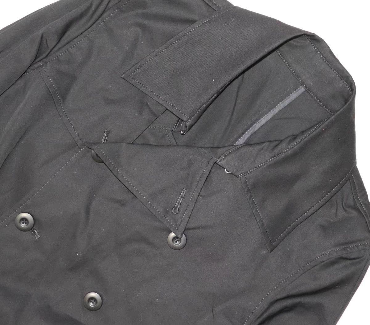 Isamu Katayama Backlash Black Double-Breasted Trench Coat with Belt Size US M / EU 48-50 / 2 - 3 Thumbnail