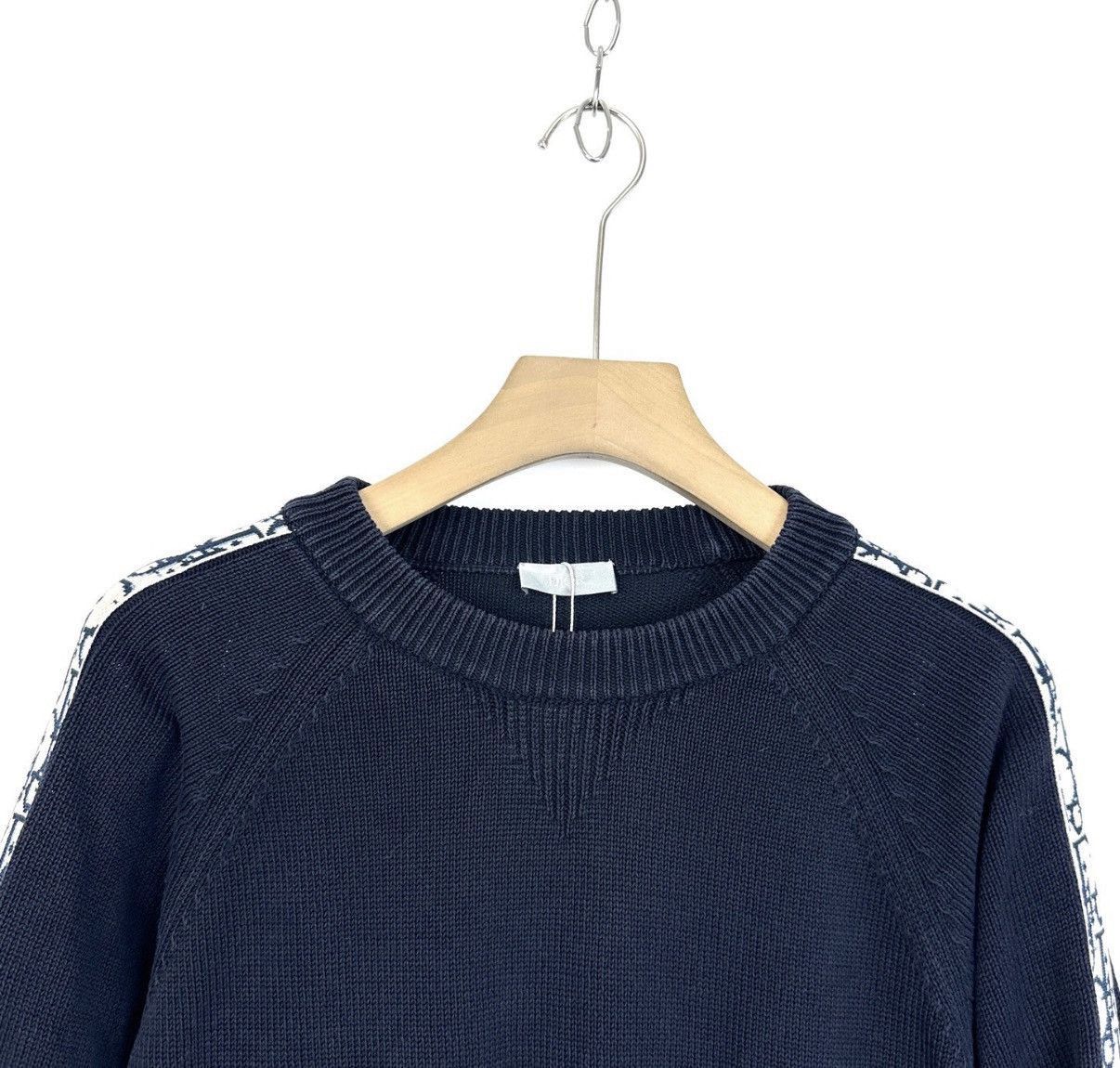 Dior Black Long Sleeve Sweatshirt with Stripe Accents Size US S / EU 44-46 / 1 - 3 Thumbnail