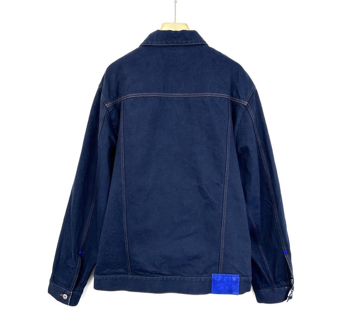 Burberry Blue Denim Jacket - Size L Size US L / EU 52-54 / 3 - 2 Thumbnail