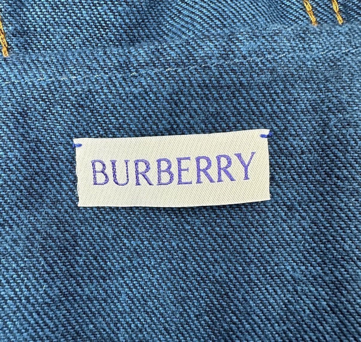 Burberry Blue Denim Jacket - Size L Size US L / EU 52-54 / 3 - 4 Thumbnail