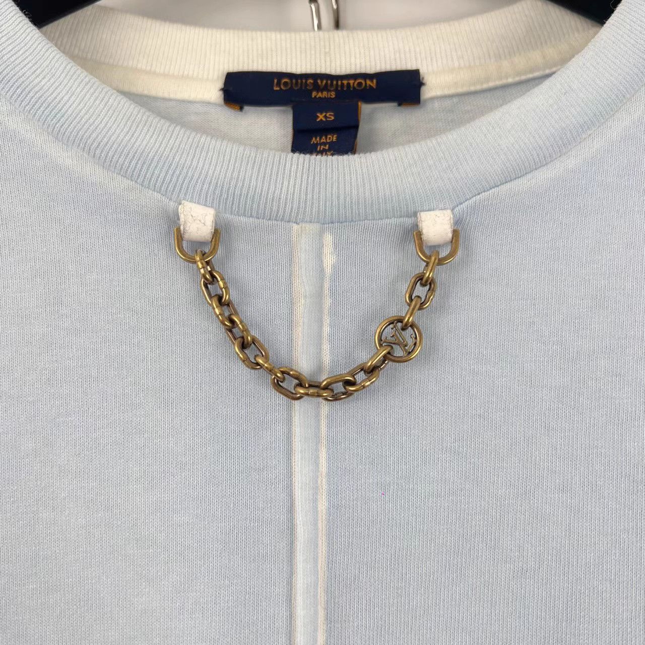 Louis Vuitton Blue Short-Sleeve Logo T-Shirt XS Size US XS / EU 42 / 0 - 7 Thumbnail