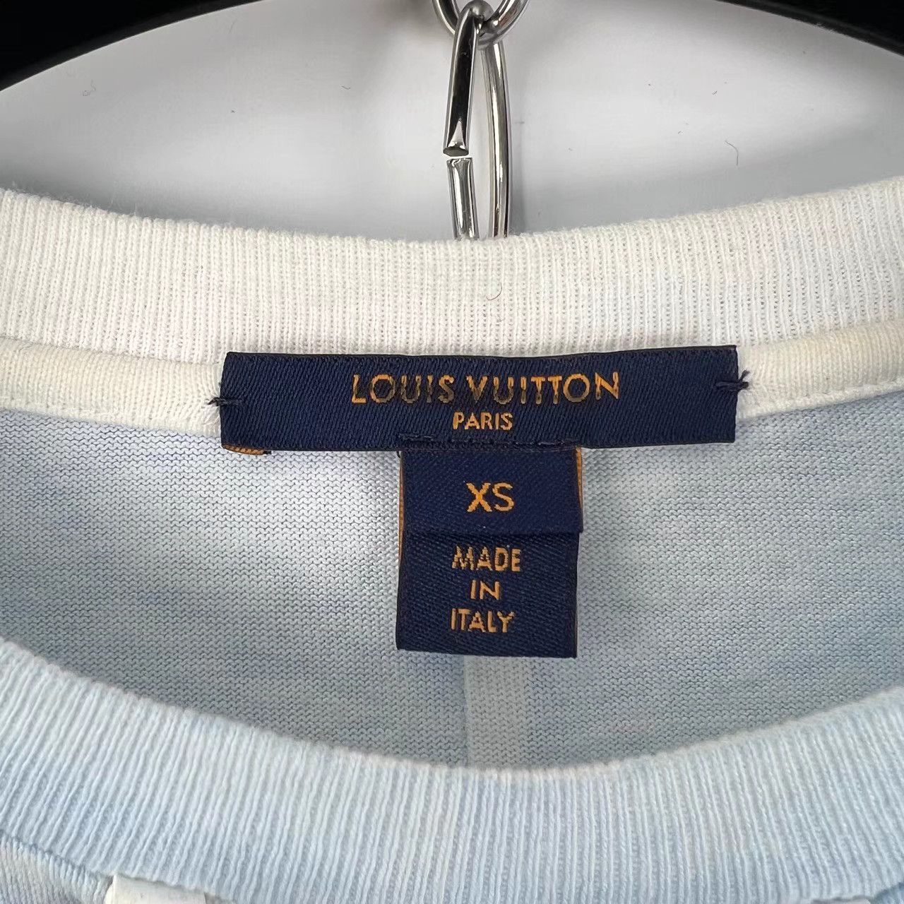 Louis Vuitton Blue Short-Sleeve Logo T-Shirt XS Size US XS / EU 42 / 0 - 6 Thumbnail