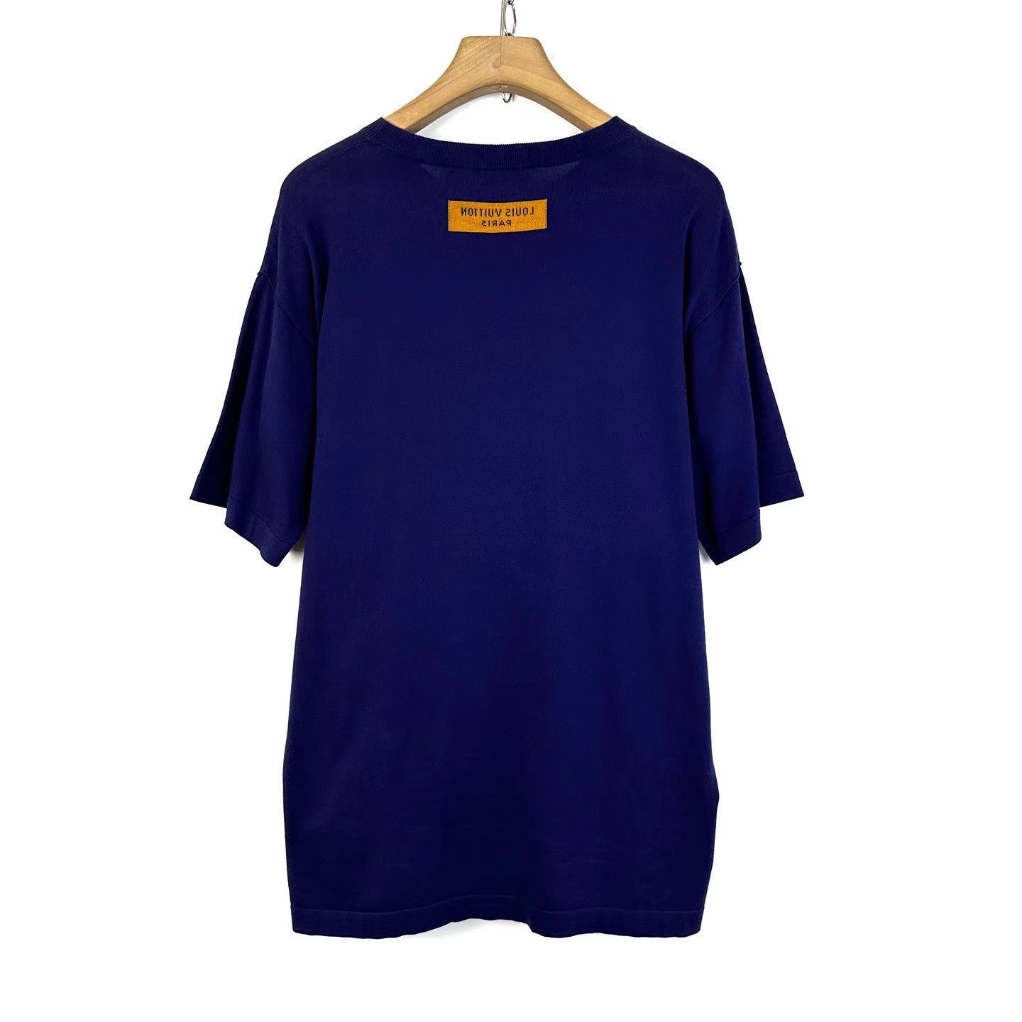 Louis Vuitton Blue Short-Sleeve Casual Shirt Size US L / EU 52-54 / 3 - 2 Thumbnail