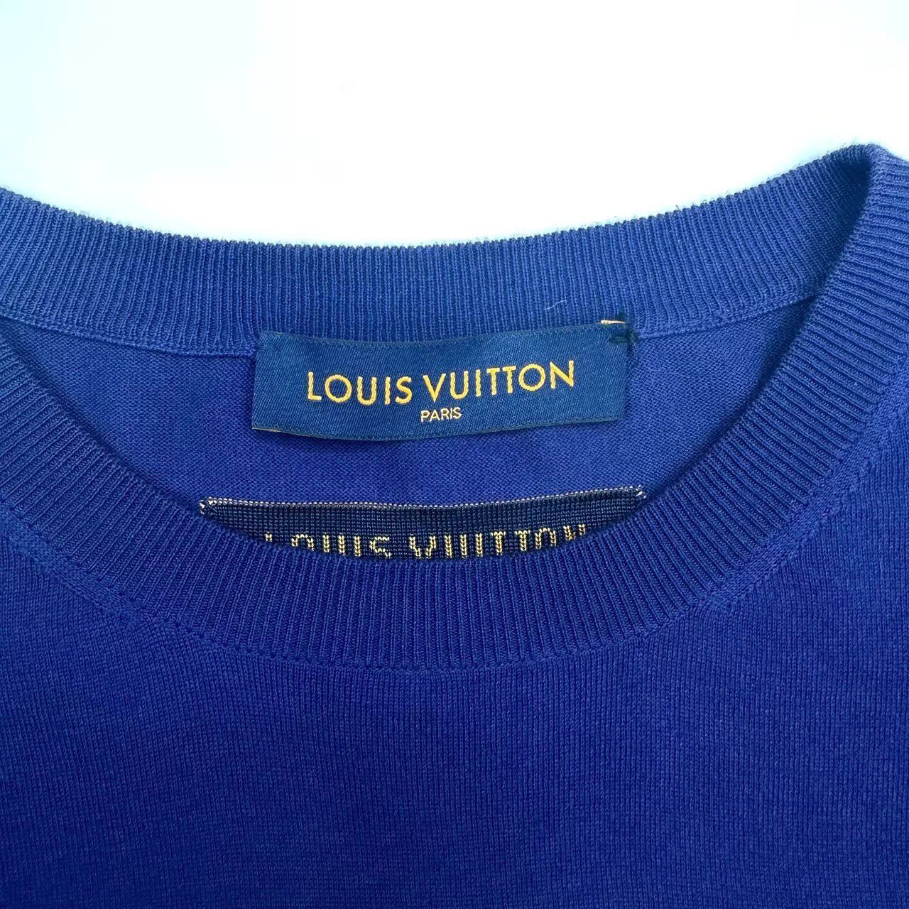 Louis Vuitton Blue Short-Sleeve Casual Shirt Size US L / EU 52-54 / 3 - 6 Thumbnail