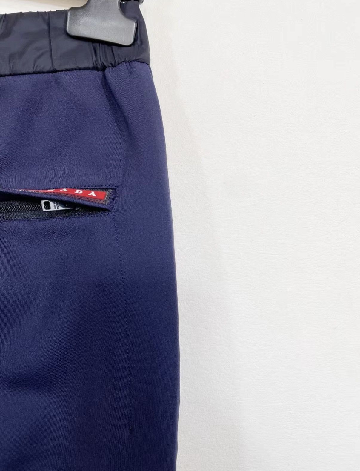 Prada Blue Casual Pants with Drawstring and Pockets Size US 30 / EU 46 - 7 Thumbnail