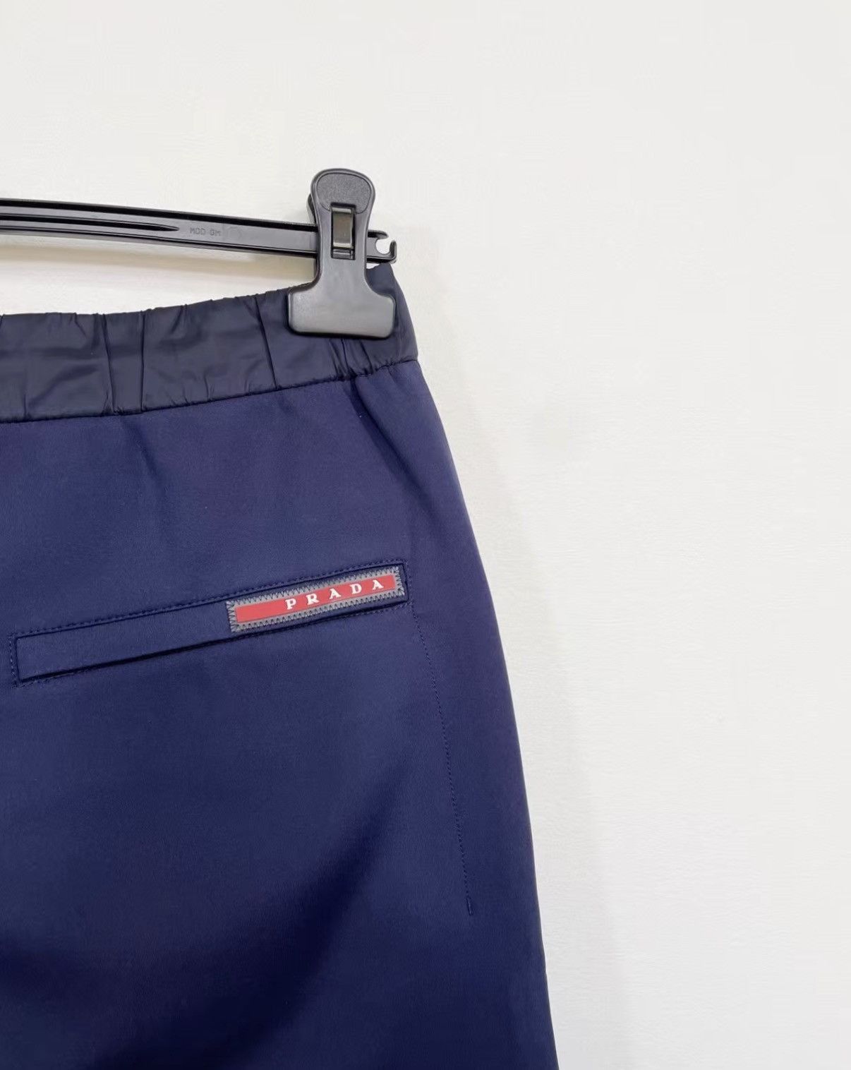 Prada Blue Casual Pants with Drawstring and Pockets Size US 30 / EU 46 - 6 Thumbnail