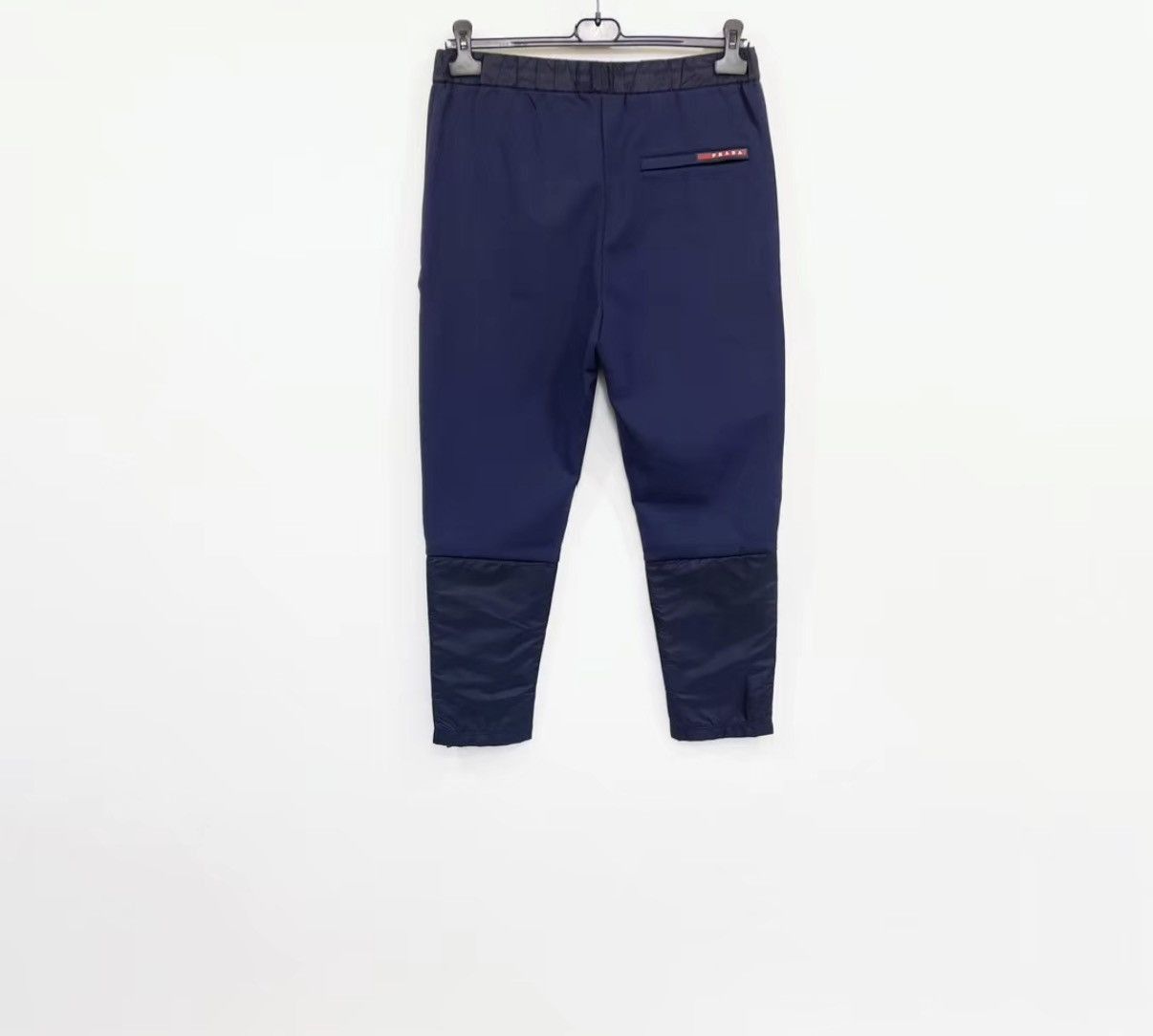 Prada Blue Casual Pants with Drawstring and Pockets Size US 30 / EU 46 - 5 Thumbnail