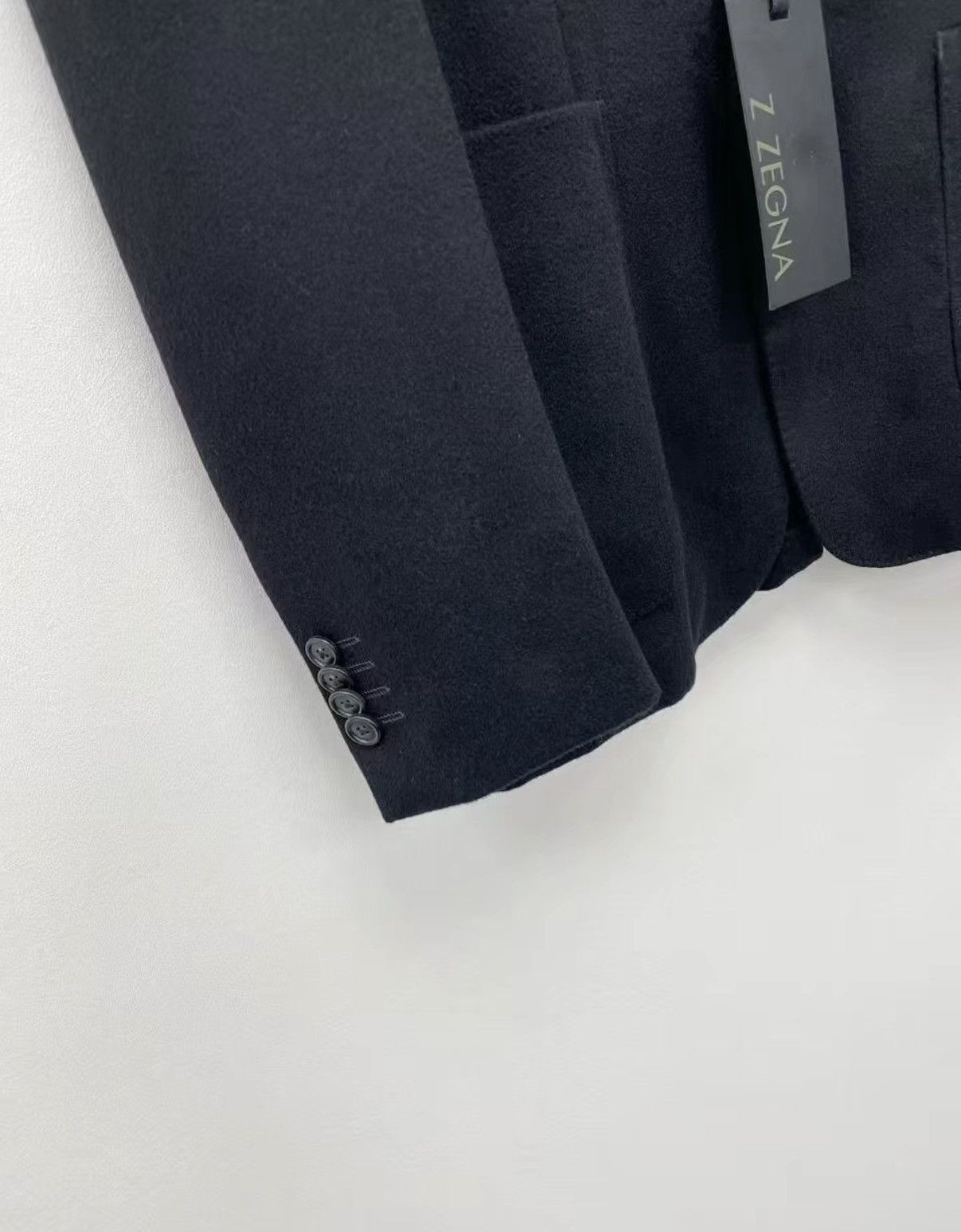 Z Zegna Black Lightweight Blazer - Size S Size US S / EU 44-46 / 1 - 4 Thumbnail