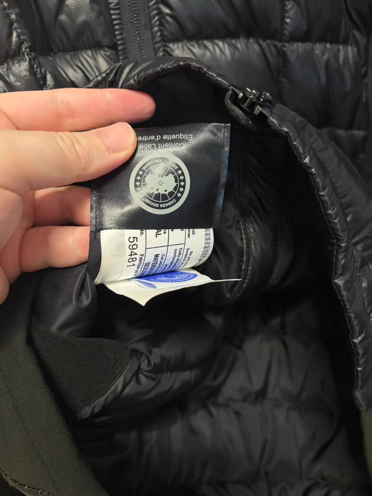 Canada Goose Black Quilted Puffer Jacket with High Collar Size US M / EU 48-50 / 2 - 2 Thumbnail