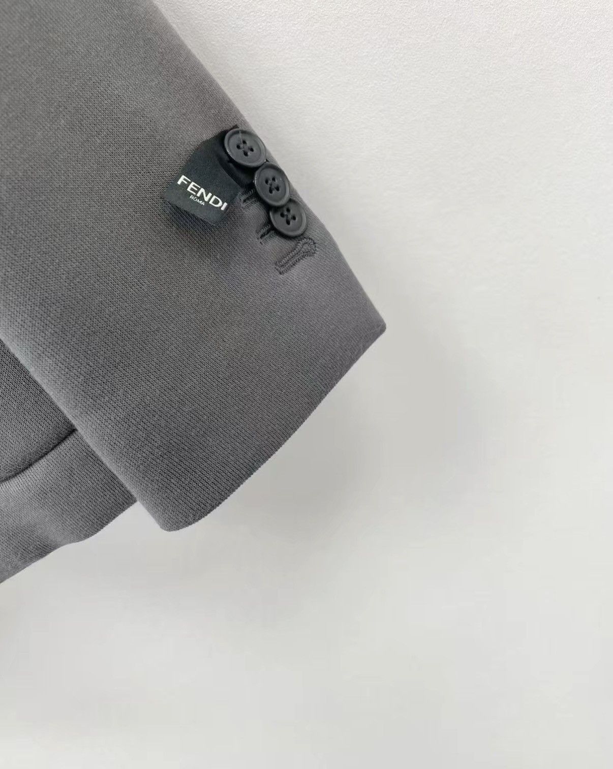 Fendi Gray Embroidered Insect Blazer - Size S Size US S / EU 44-46 / 1 - 4 Thumbnail