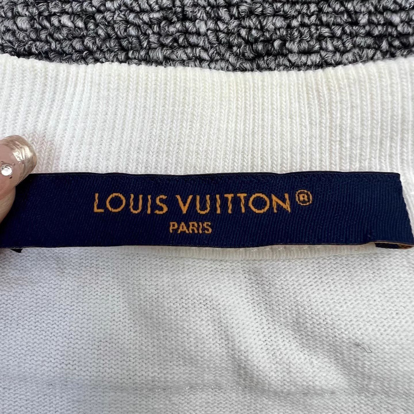 Louis Vuitton White Short Sleeve Graphic T-Shirt Size US M / EU 48-50 / 2 - 7 Thumbnail