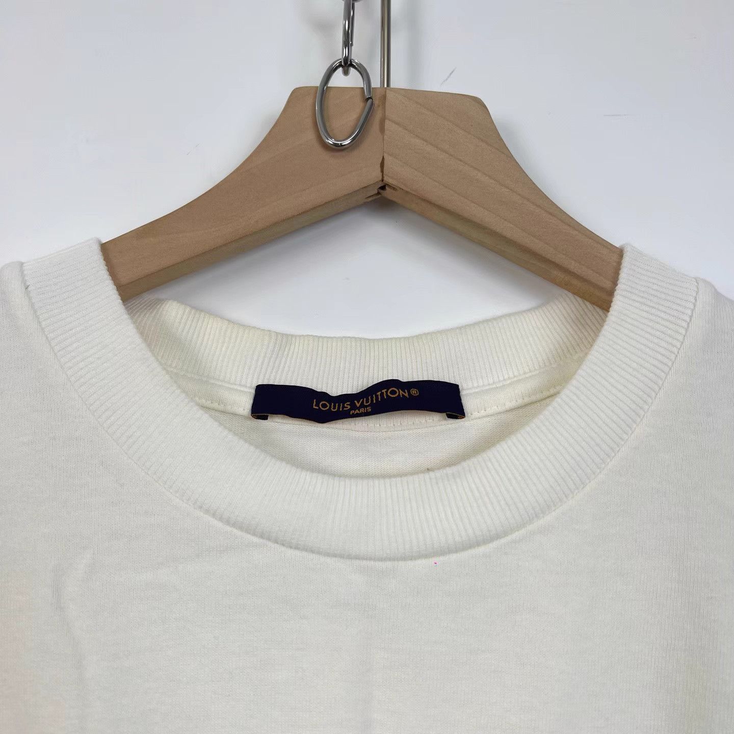 Louis Vuitton White Short Sleeve Graphic T-Shirt Size US M / EU 48-50 / 2 - 2 Thumbnail