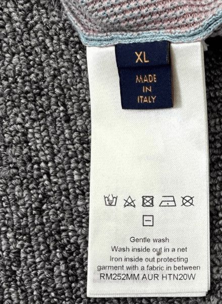 Louis Vuitton Blue Short-Sleeve Waffle Knit Shirt Size US XL / EU 56 / 4 - 7 Thumbnail