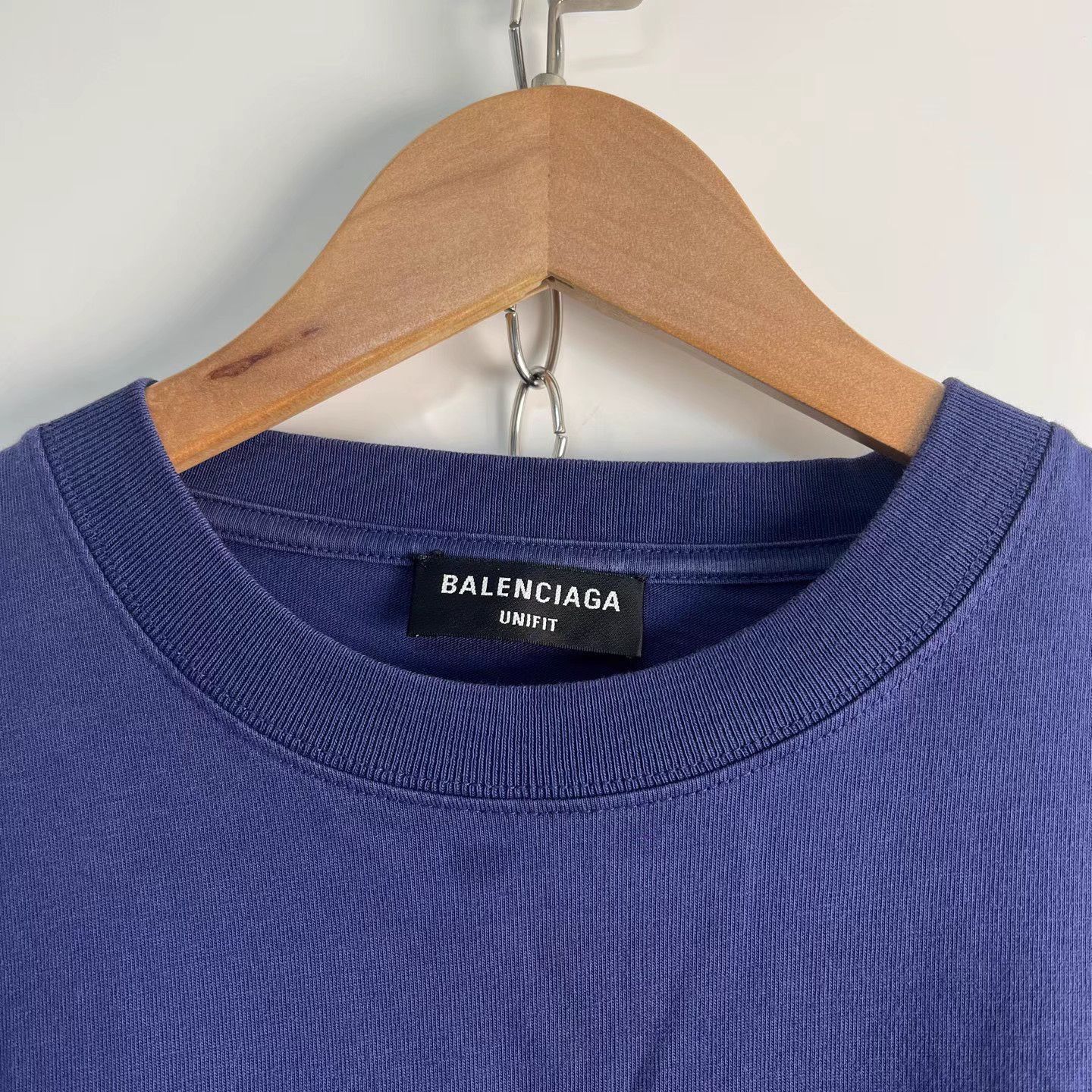 Balenciaga Blue Oversized Short Sleeve T-Shirt Size US S / EU 44-46 / 1 - 3 Thumbnail
