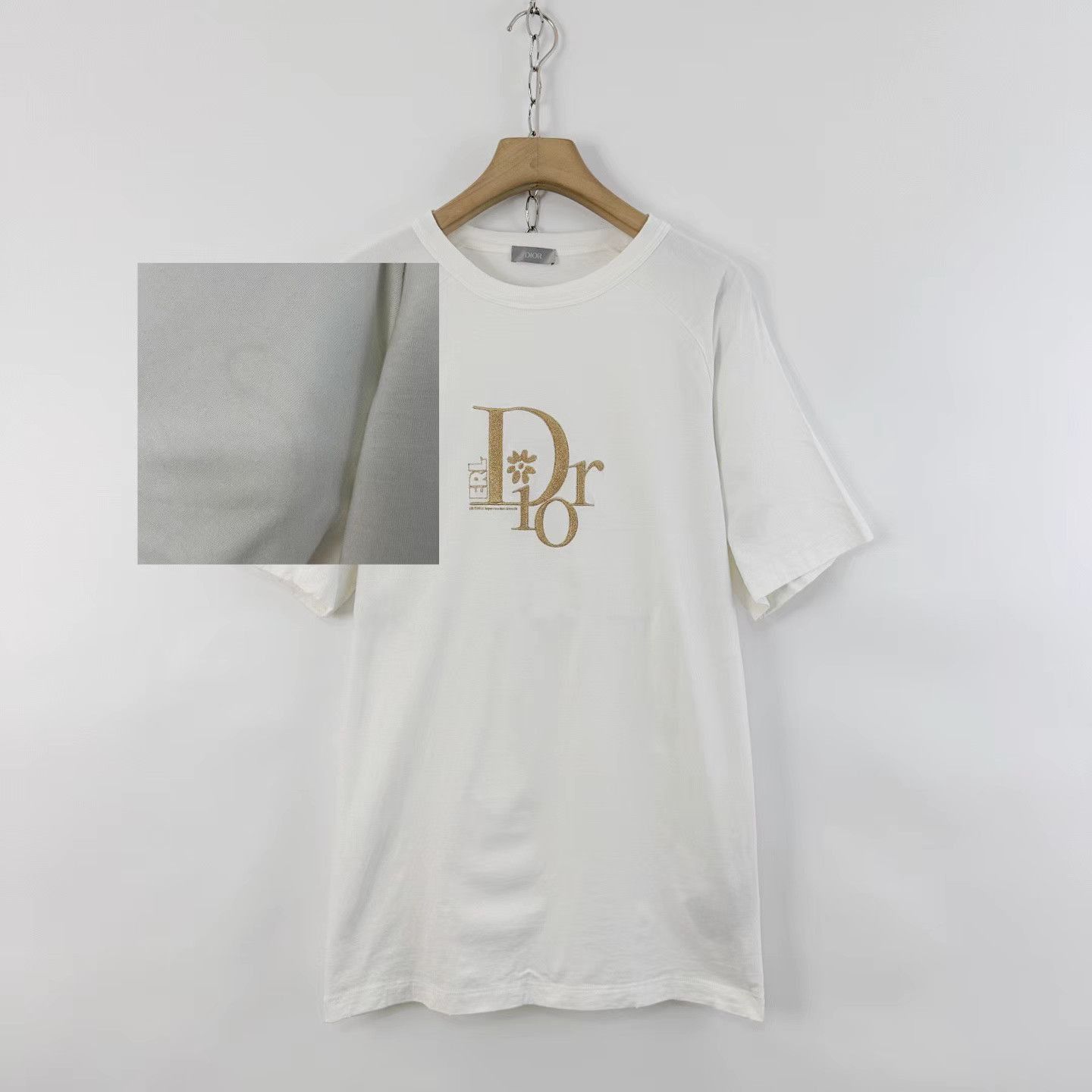Dior White Short Sleeve Graphic Tee Size US M / EU 48-50 / 2 - 7 Thumbnail