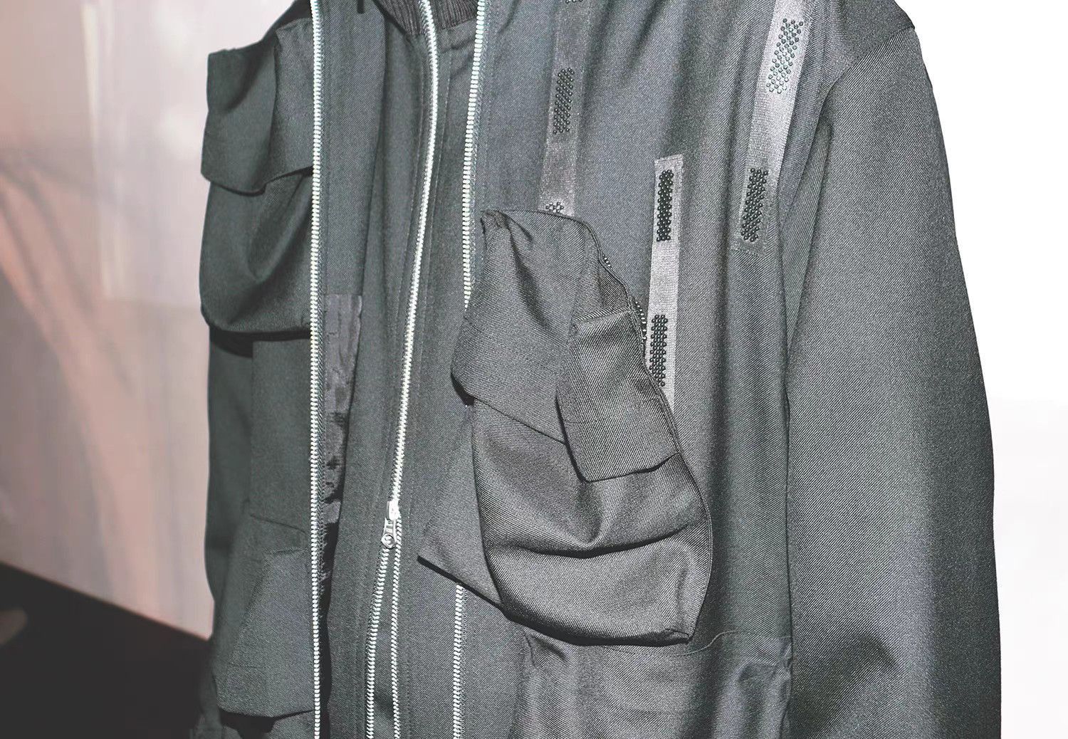 Yohji Yamamoto Black Multi-Pocket Zip-Up Jacket Size L Size US L / EU 52-54 / 3 - 4 Thumbnail