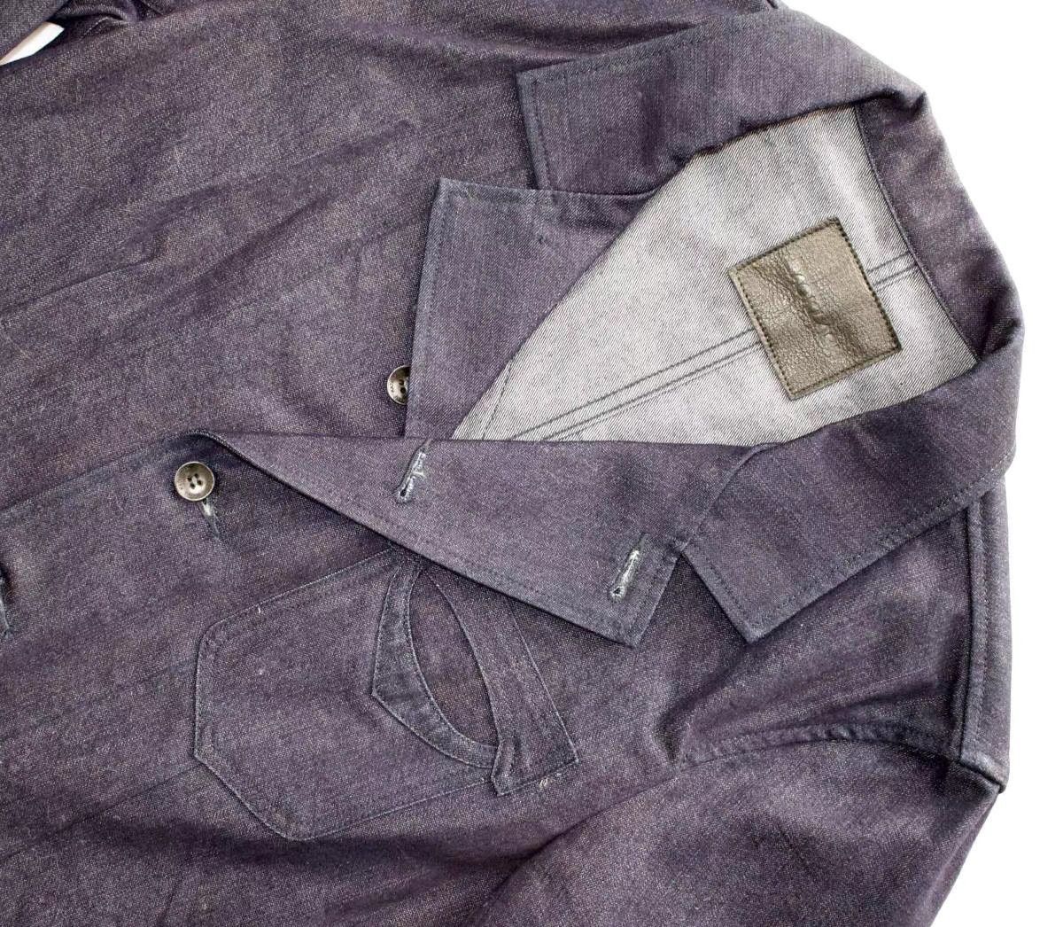 Isamu Katayama Backlash Blue Denim Jacket with Button Front and Pockets Size US L / EU 52-54 / 3 - 4 Thumbnail