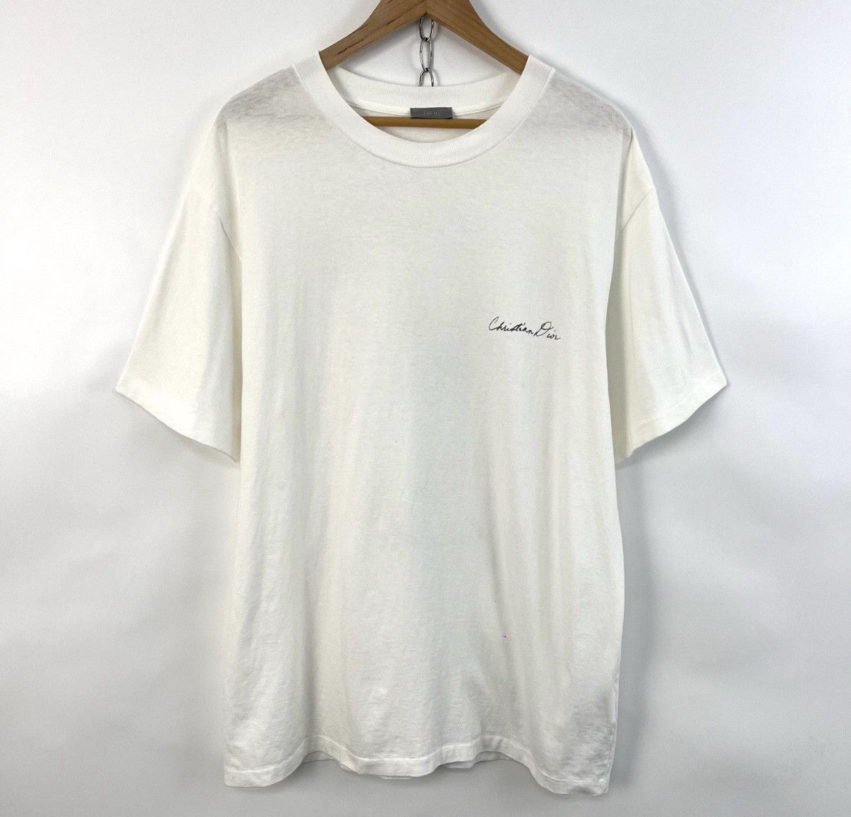 Dior White Lily of the Valley Print Short Sleeve T-Shirt Size US XL / EU 56 / 4 - 2 Thumbnail