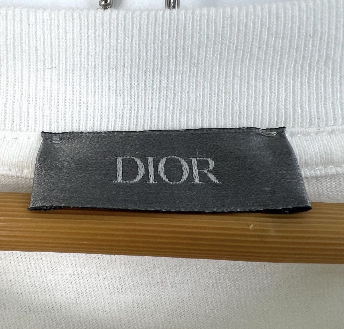 Dior White Lily of the Valley Print Short Sleeve T-Shirt Size US XL / EU 56 / 4 - 4 Thumbnail