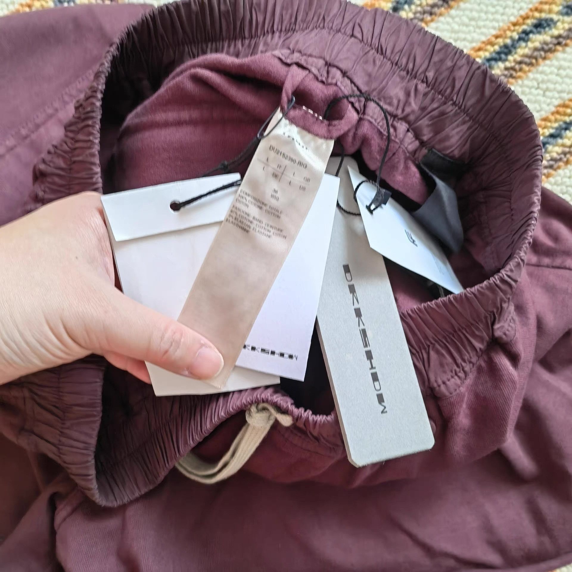 Rick Owens Purple Casual Shorts Size 36 Size US 36 / EU 52 - 2 Thumbnail
