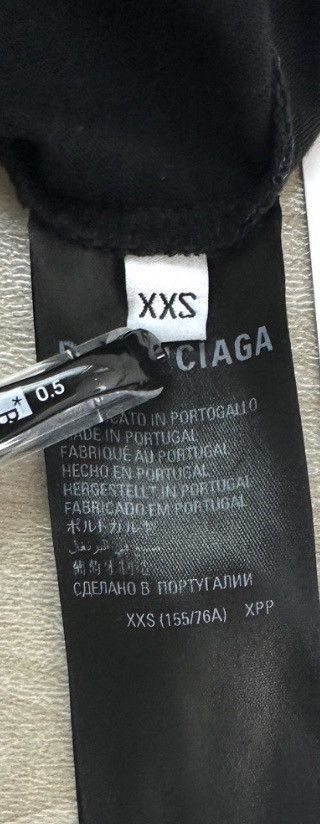 Balenciaga Black Short-Sleeve Shirt with Embellished Logo Size US XXS / EU 40 - 7 Thumbnail