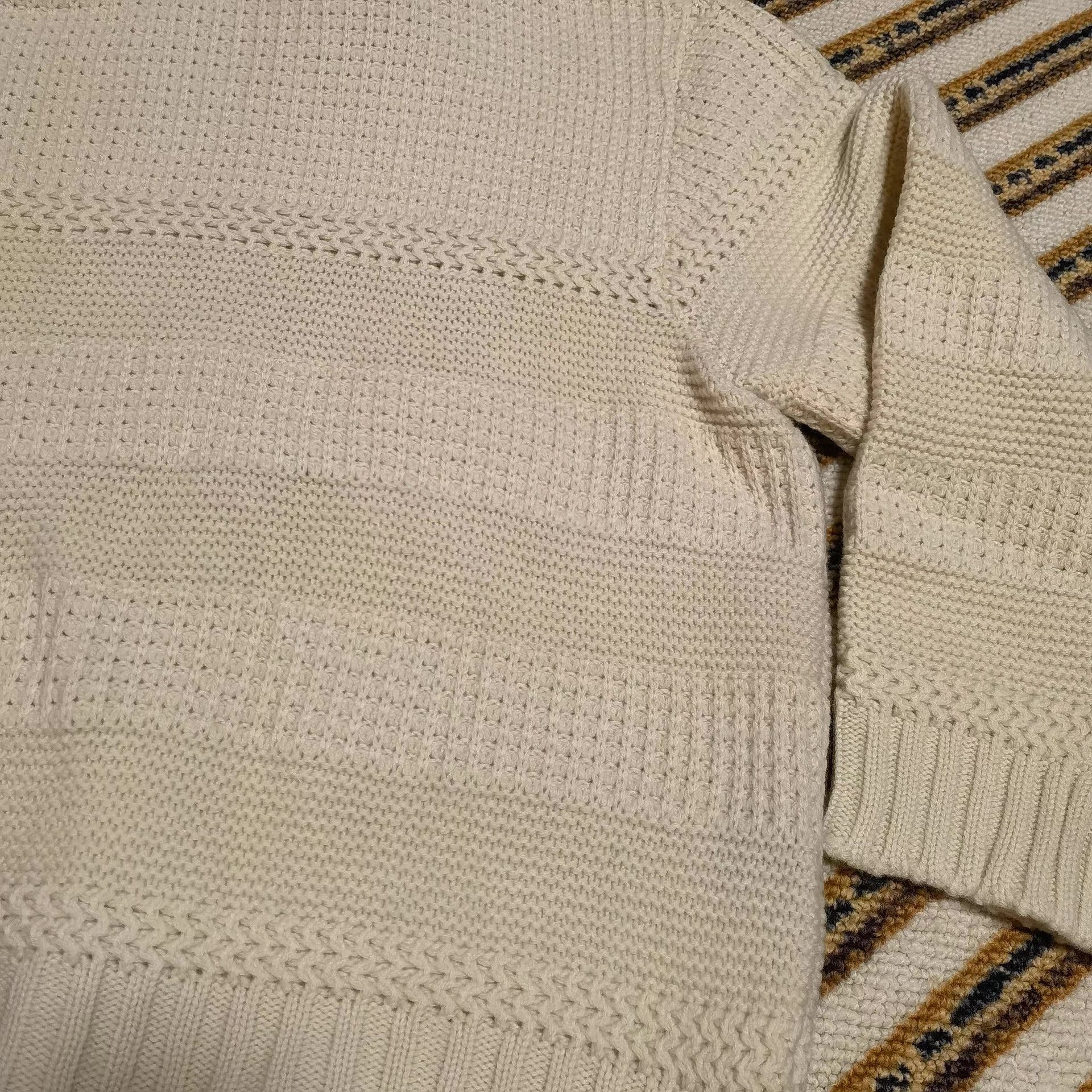 Undercover Beige Turtleneck Knit Sweater - XL Size US XL / EU 56 / 4 - 2 Thumbnail