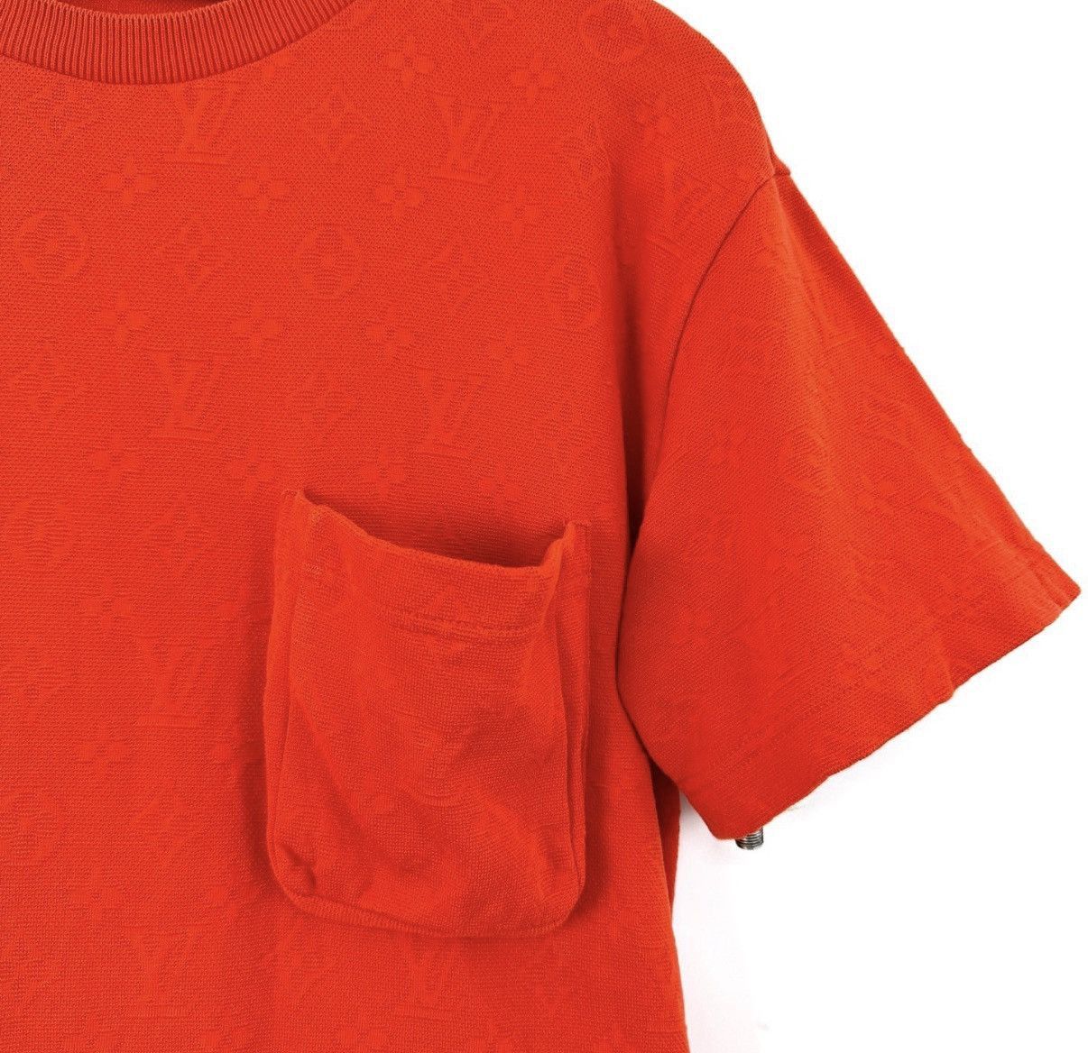 Louis Vuitton Red Short-Sleeve T-Shirt with Chest Pocket Size US XS / EU 42 / 0 - 5 Thumbnail