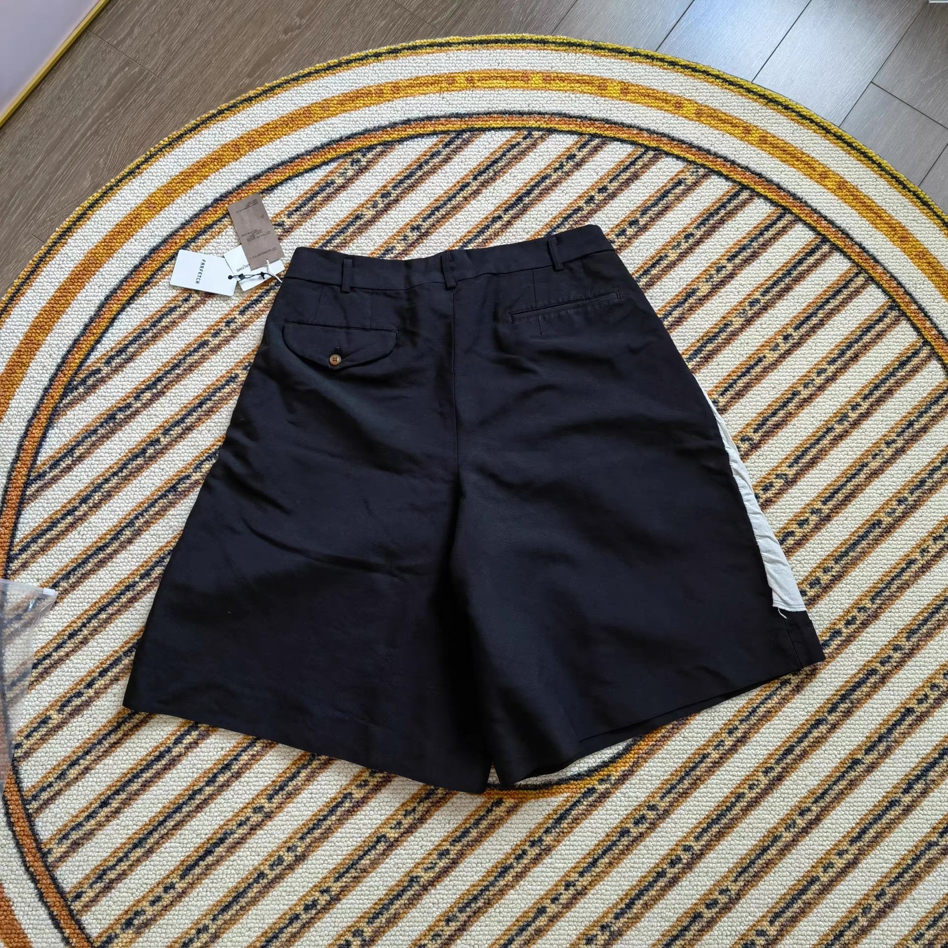 Comme des Garcons Homme Plus Multi Color Casual Shorts with Frayed Hem Size 36 Size US 36 / EU 52 - 2 Thumbnail
