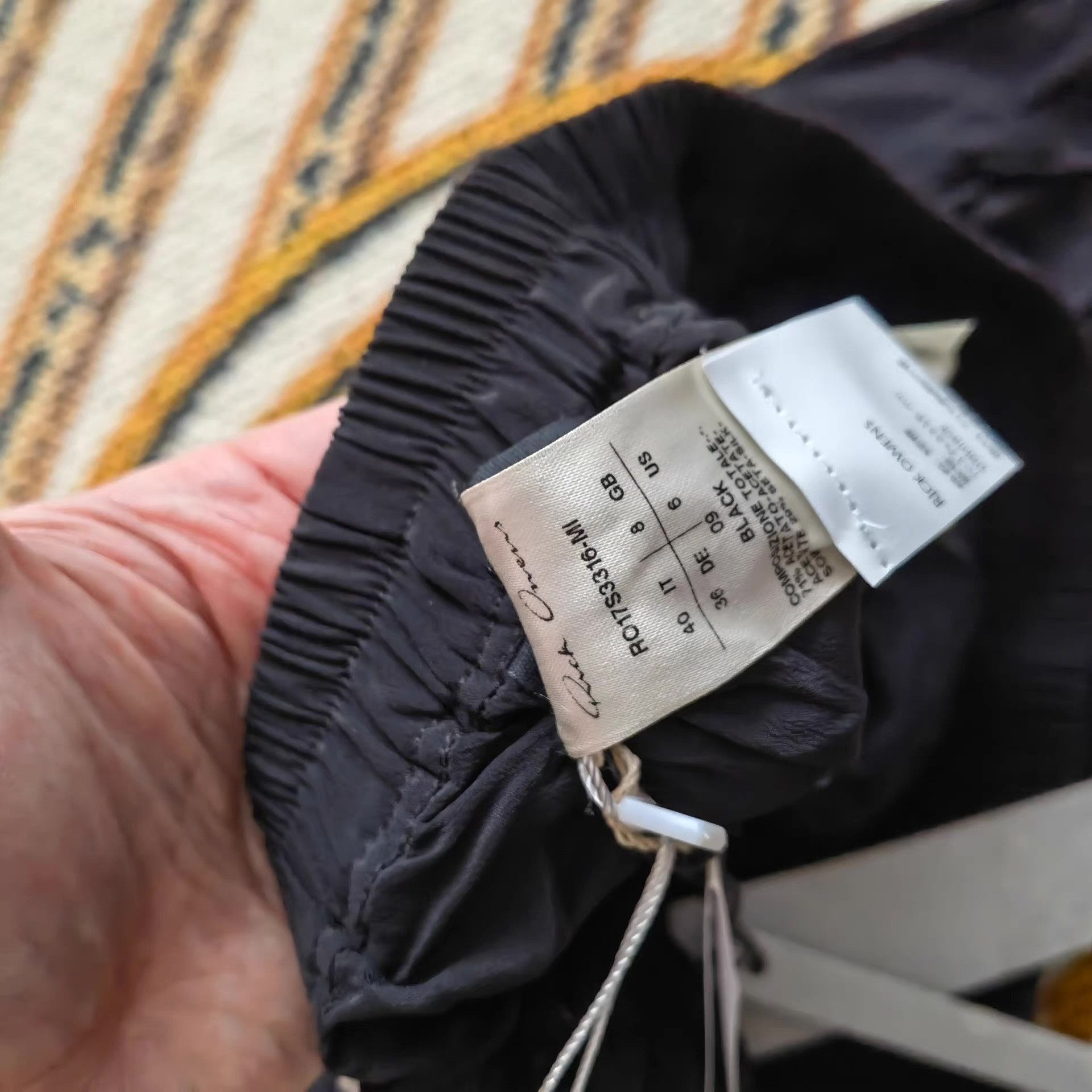 Rick Owens Black Casual Shorts with Drawstring Size US 32 / EU 48 - 3 Thumbnail