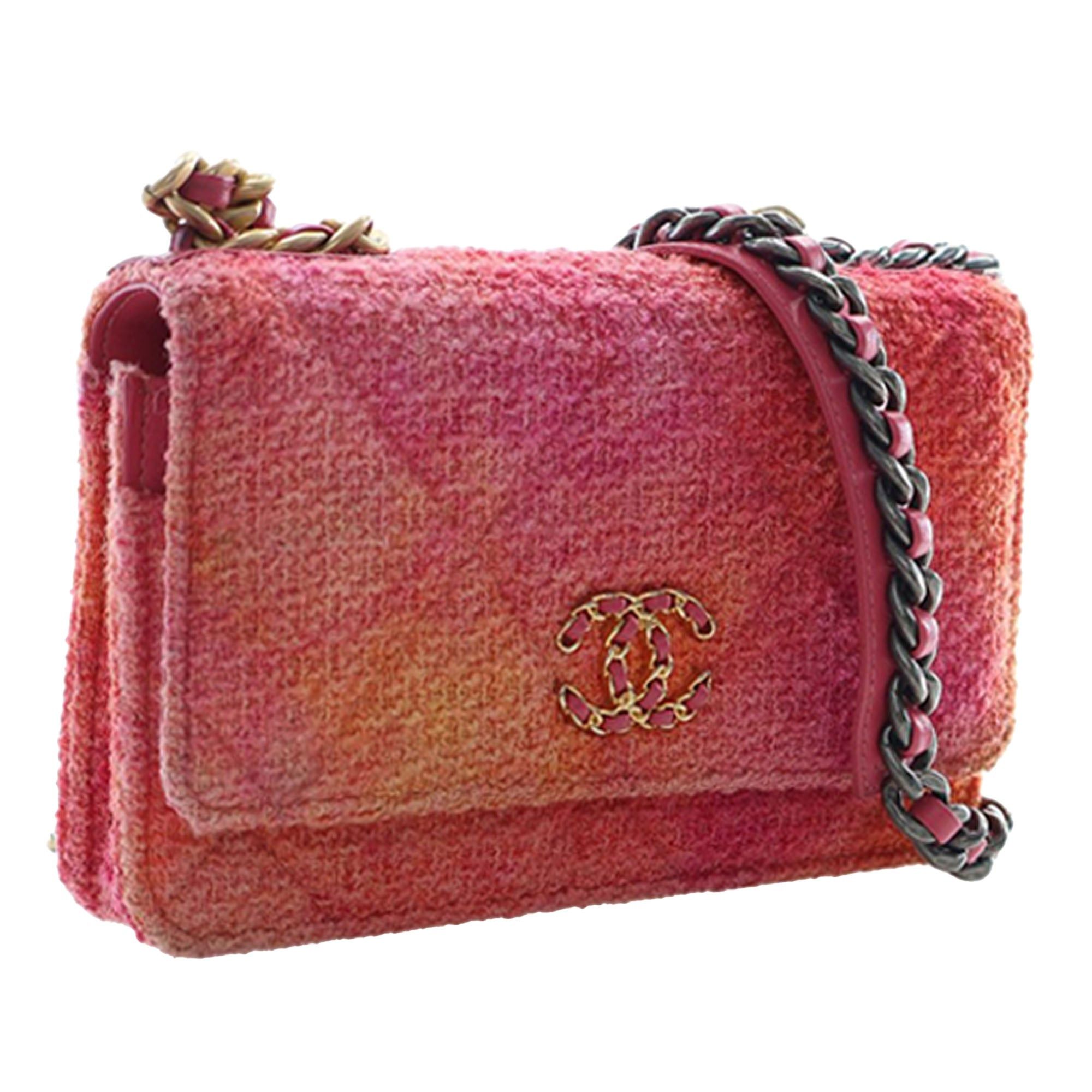 Chanel Tweed Ombre 19 Wallet On Chain Size ONE SIZE - 3 Thumbnail