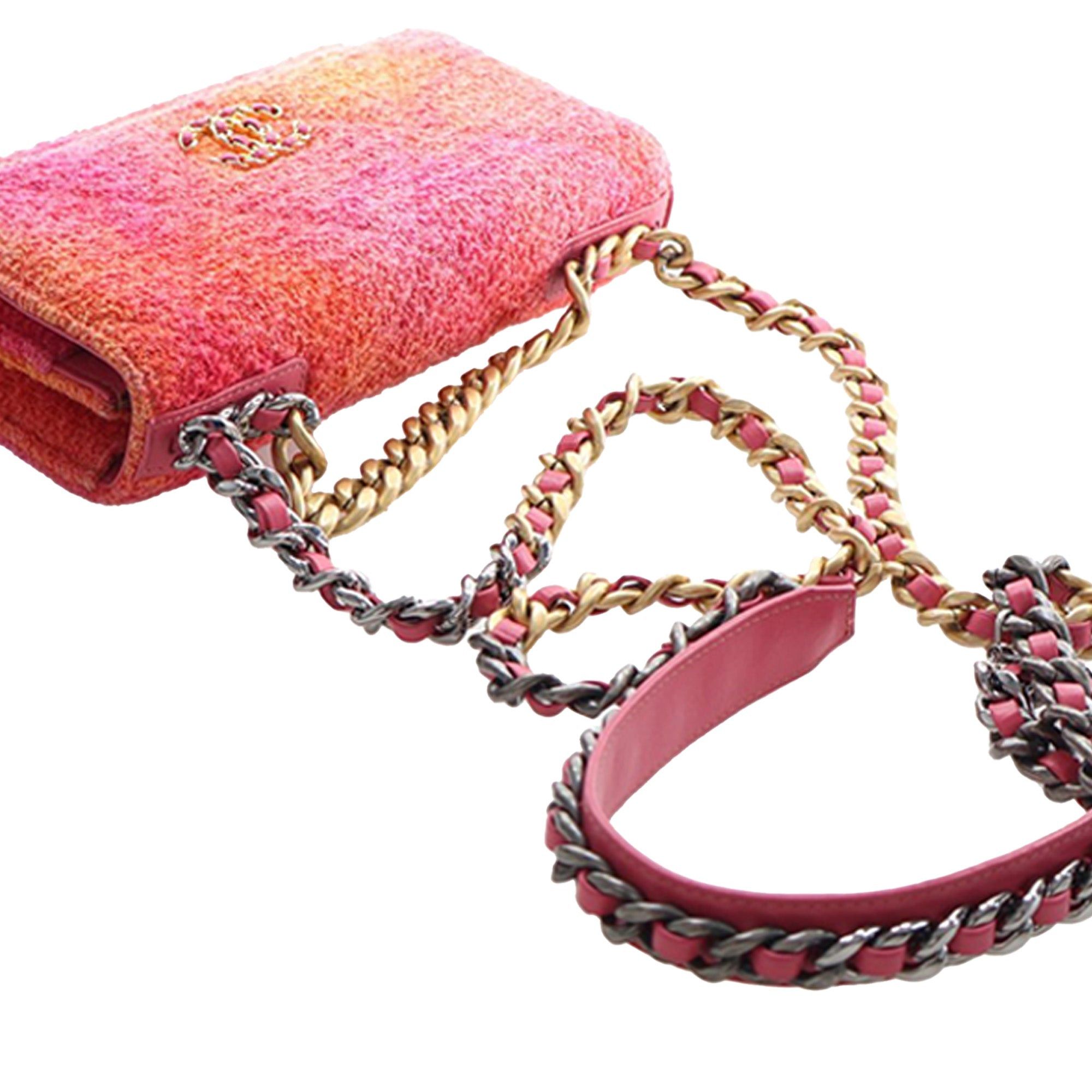 Chanel Tweed Ombre 19 Wallet On Chain Size ONE SIZE - 14 Thumbnail