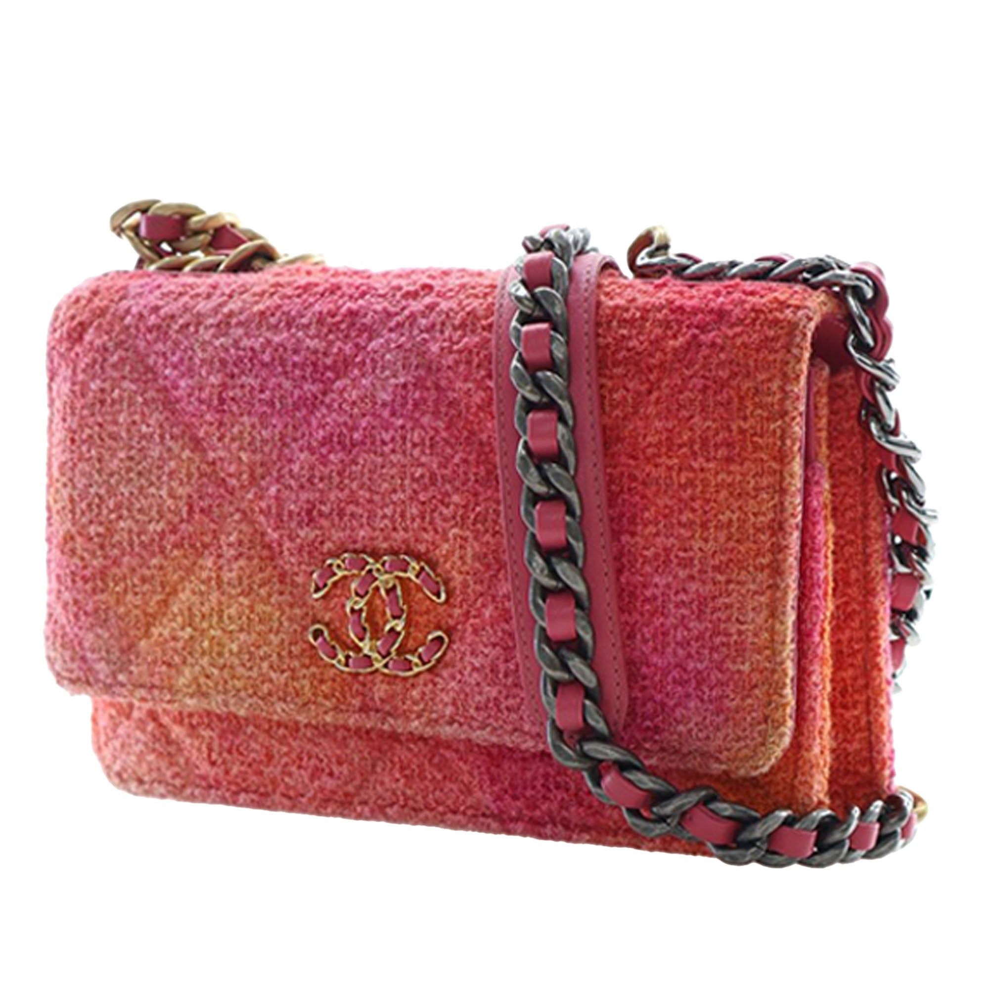 Chanel Tweed Ombre 19 Wallet On Chain Size ONE SIZE - 2 Thumbnail