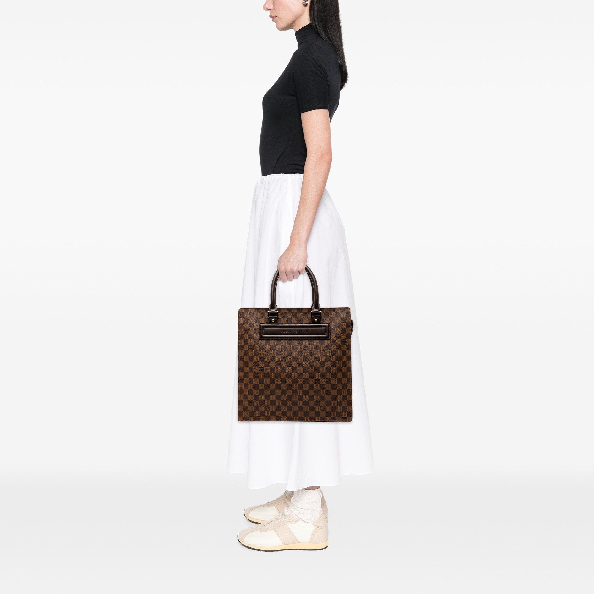 Louis Vuitton Damier Ebene Venice Sac Plat GM Size ONE SIZE - 7 Thumbnail