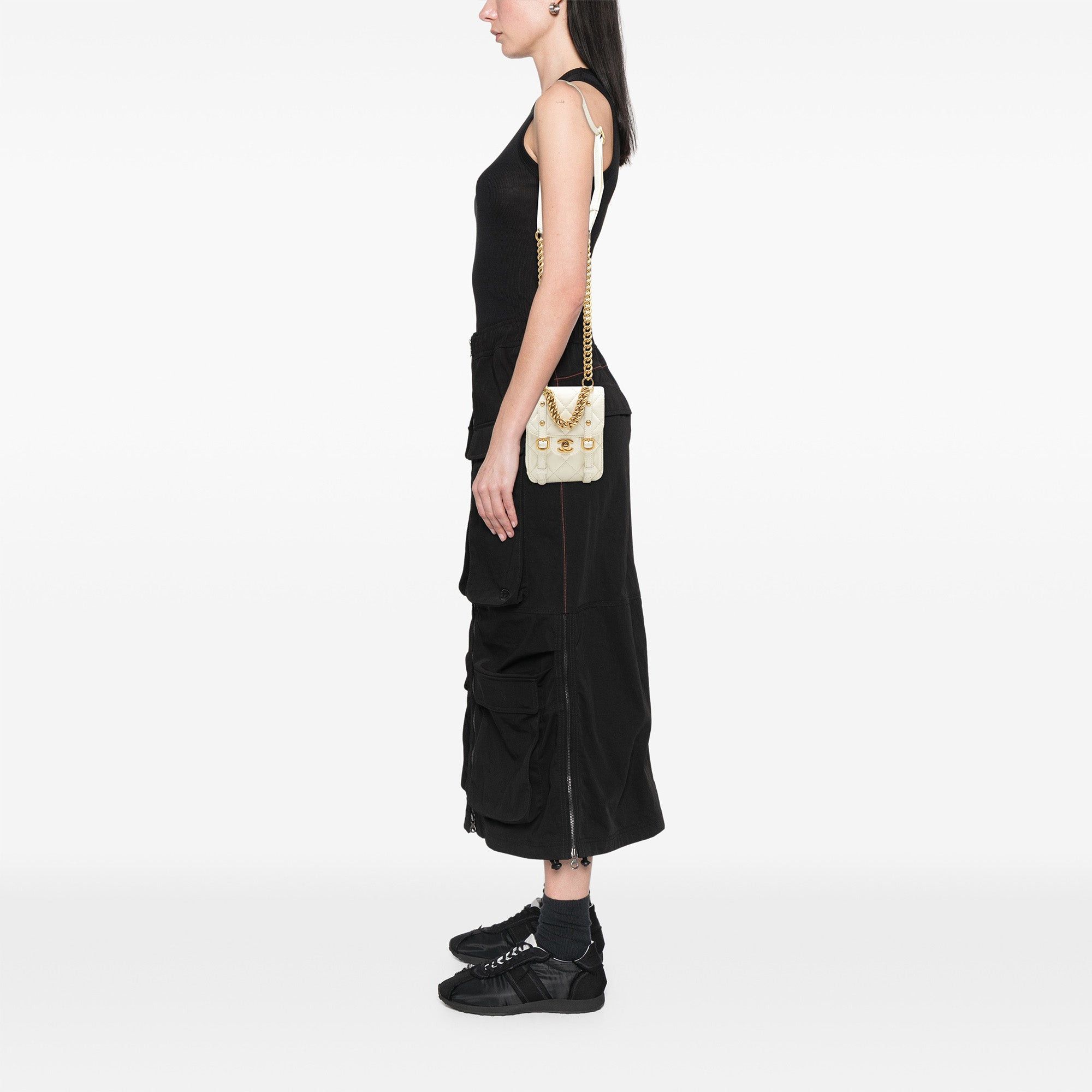 Chanel Mini Aged Calfskin City School Flap Size ONE SIZE - 8 Thumbnail